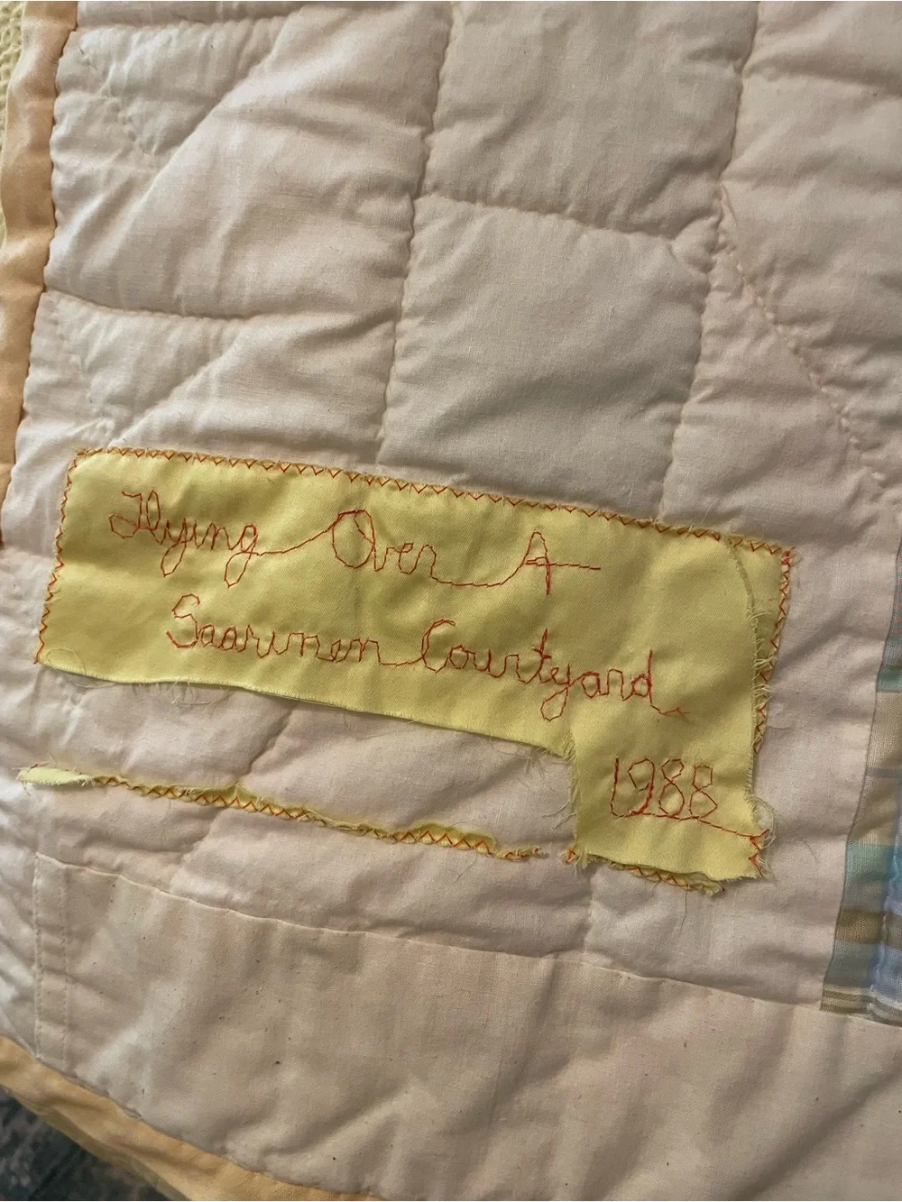 Pastel Patchwork Quilted Throw - Soft Multicolor Pastels